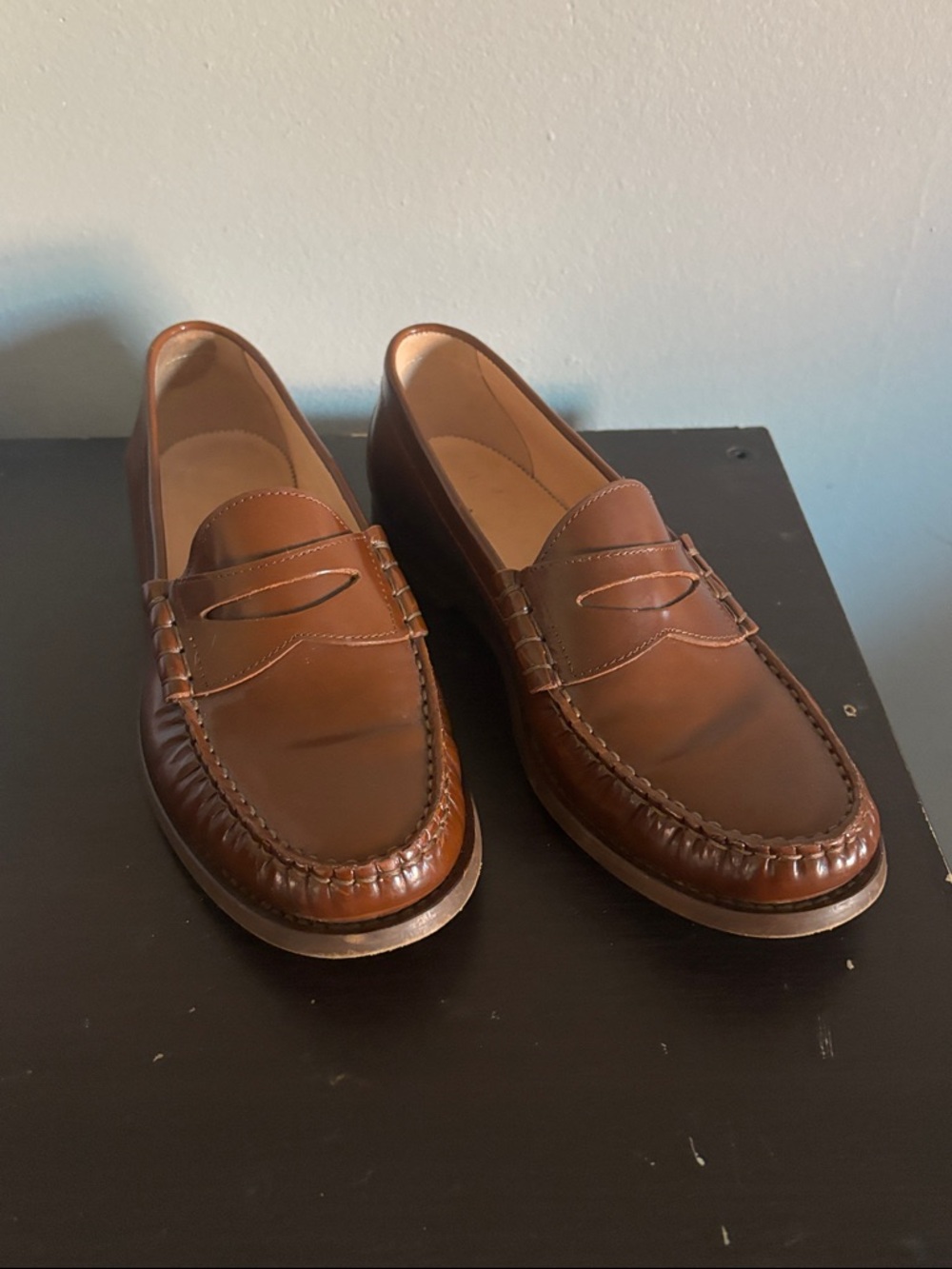 J. Crew Brown Leather Loafers